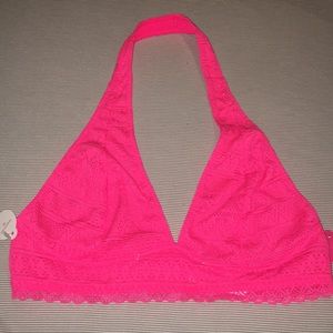Hot Pink Halter Bralette